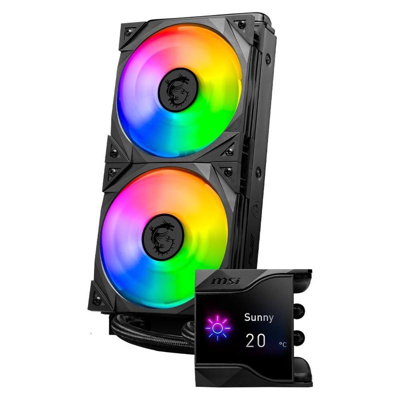 Water Cooler MSI MPG Coreliquid D240, ARGB, 240mm, AMD/Intel